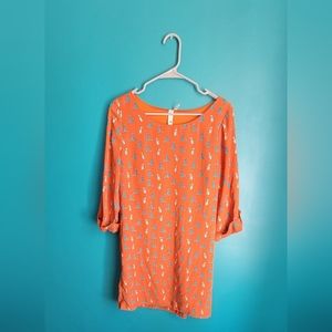 Orange Cat Dress